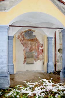 saniertes Fresko des Richtergrabes